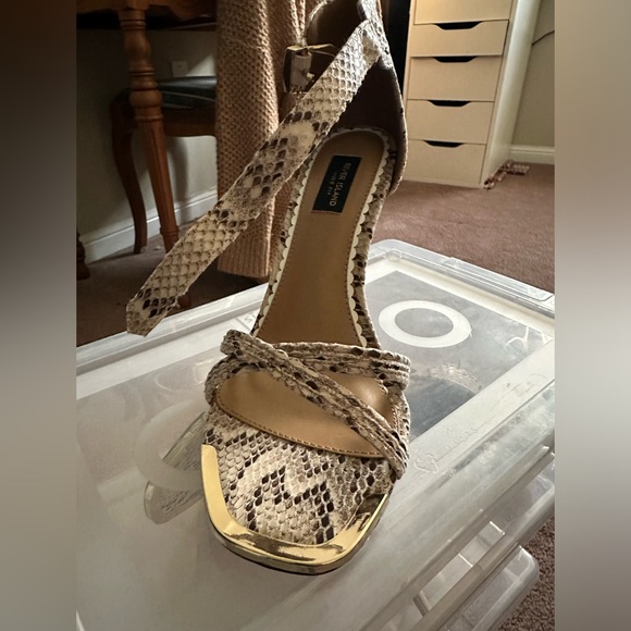 River Island Snakeskin Heels - Picture 7 of 9